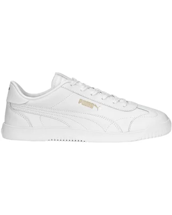 Pantofi sport de piele si piele ecologica Club, Alb
