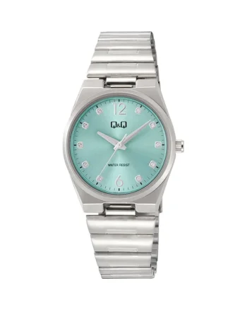 Ceas analogic de dama  Q84B-002PY, argintiu