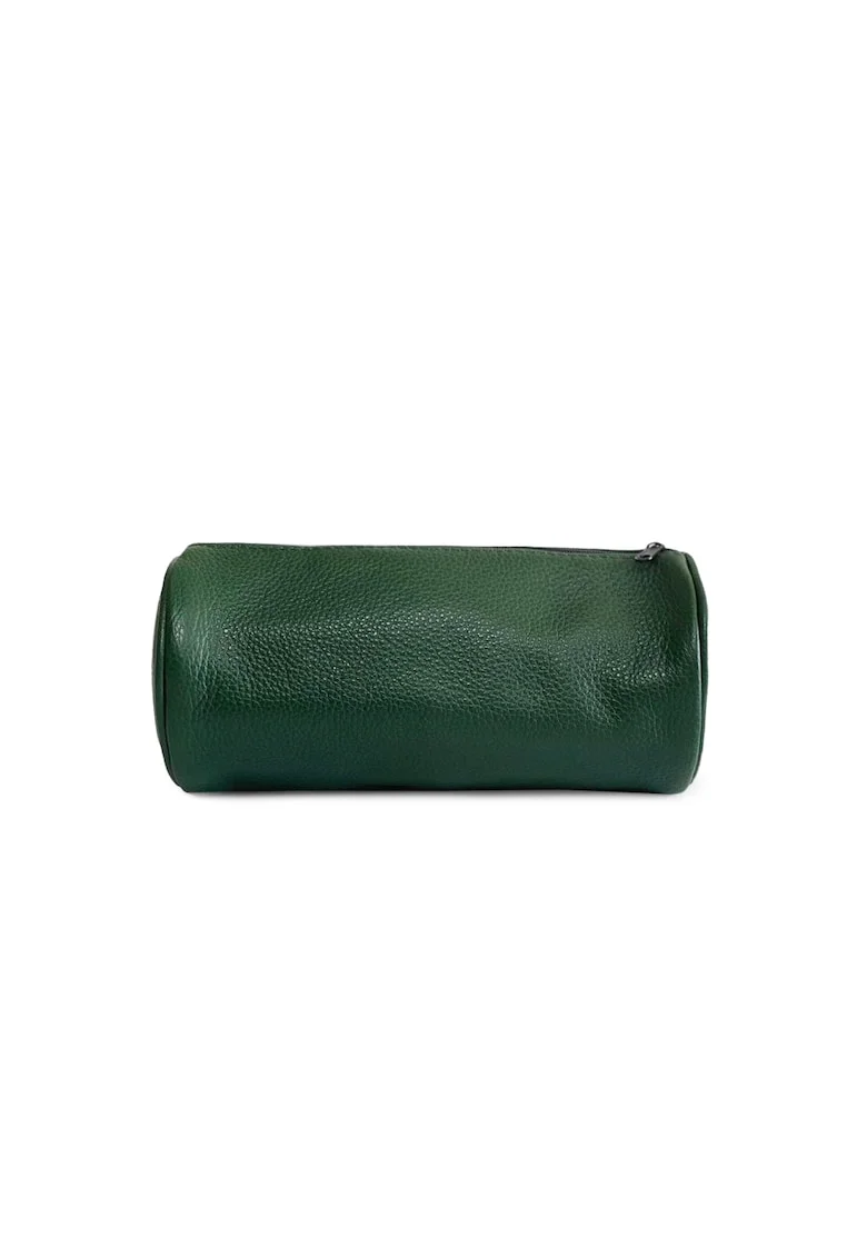 Portfard piele,  Skin, verde, 20 x 9 x 9 cm