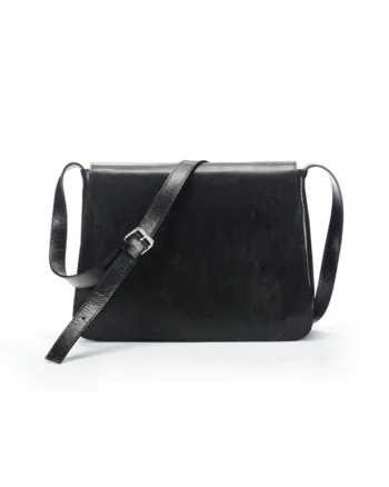 Geanta dama piele,  Cristal mare, negru, 30x9x25 cm