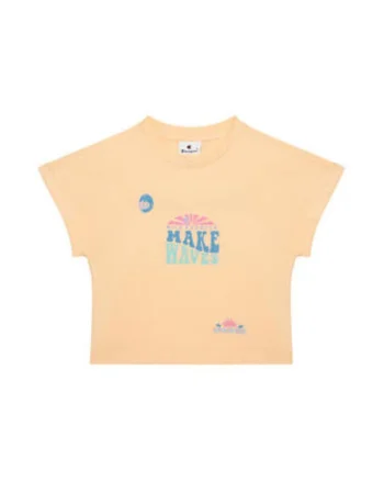 Tricou dama,  bumbac, portocaliu,