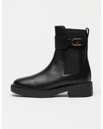 Ghete Chelsea din piele New Legacy, Negru