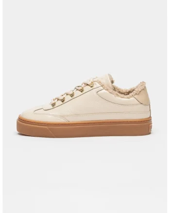 Pantofi sport din piele Enjoy, Bej