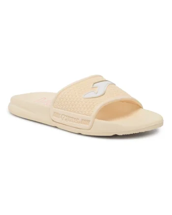 Papuci flip-flop dama,  302296248, Textil/Sintetic, Bej, Bej