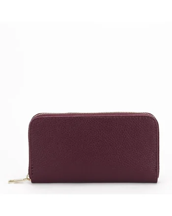 Portofel burgundy din piele naturala 8954 07 Burgundy