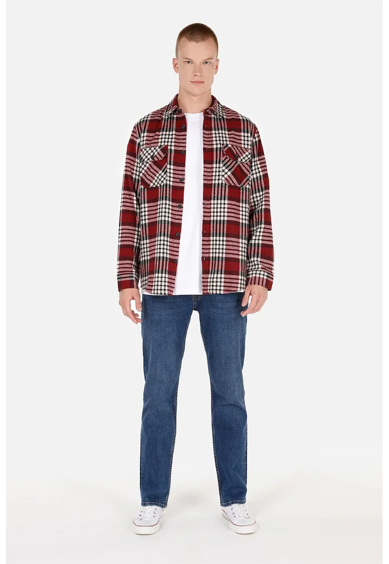 Blugi regular fit, Albastru