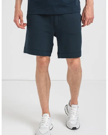 Bermude sport din bumbac, Bleumarin