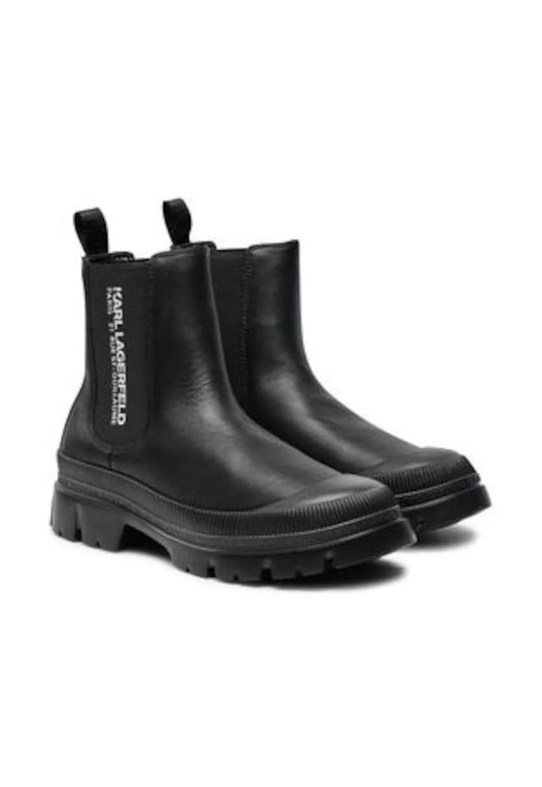 Ghete barbati,  piele naturala, negru,