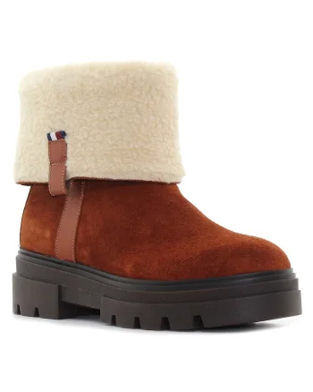 Cizme de damă maro  Faux Fur Suede Mărime:, Maro