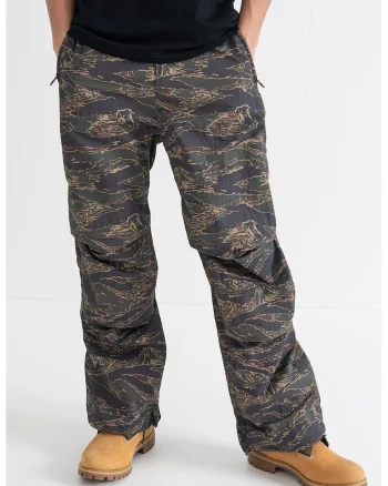 Pantaloni cargo P-Anic, Maro/Kaki inchis