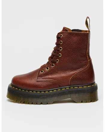 Ghete flatform de piele Jadon, Visiniu
