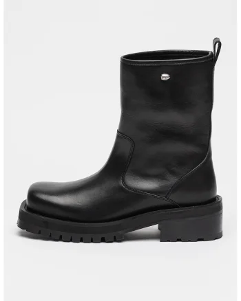 Bocanci din piele Texan, Negru