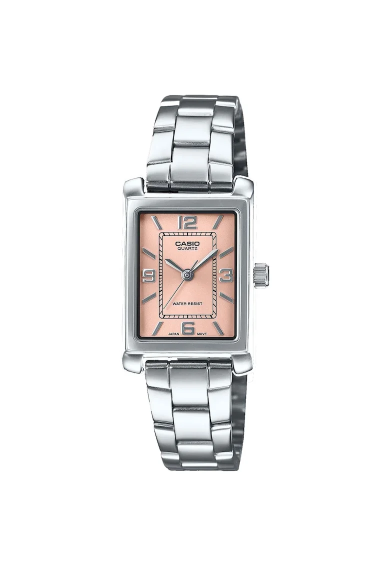 Ceas dama  LTP-1234DD, ionizat, bratara inox, cadran roz, 21x07.4mm