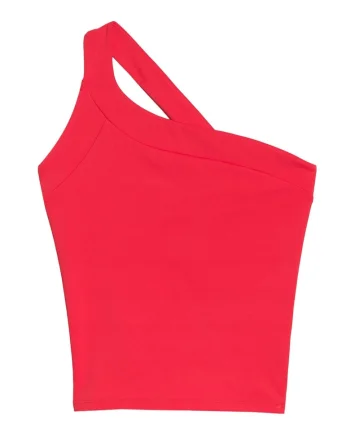 Tricou dama RSS25TSLEF222-62S, 4F, Textil, Rosu