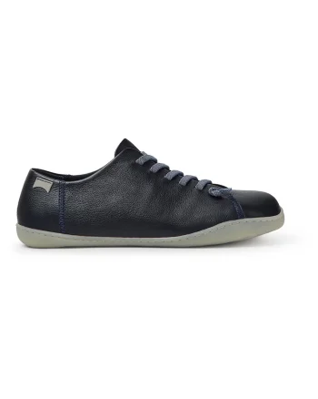 Pantofi din piele Peu Cami, Albastru inchis/Albastru prafuit