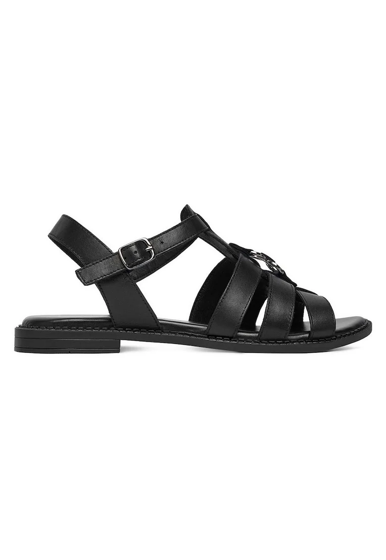 Sandale dama  piele naturala, elegante, Negru