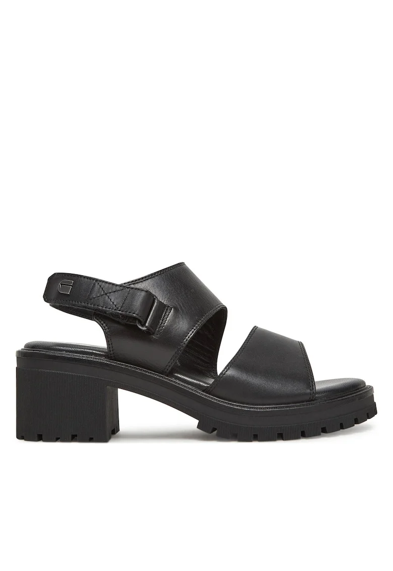 Sandale dama  piele naturala, Negru