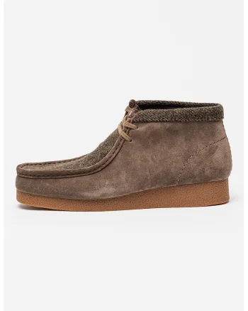 Ghete chukka de piele intoarsa Wallebees, Maro taupe