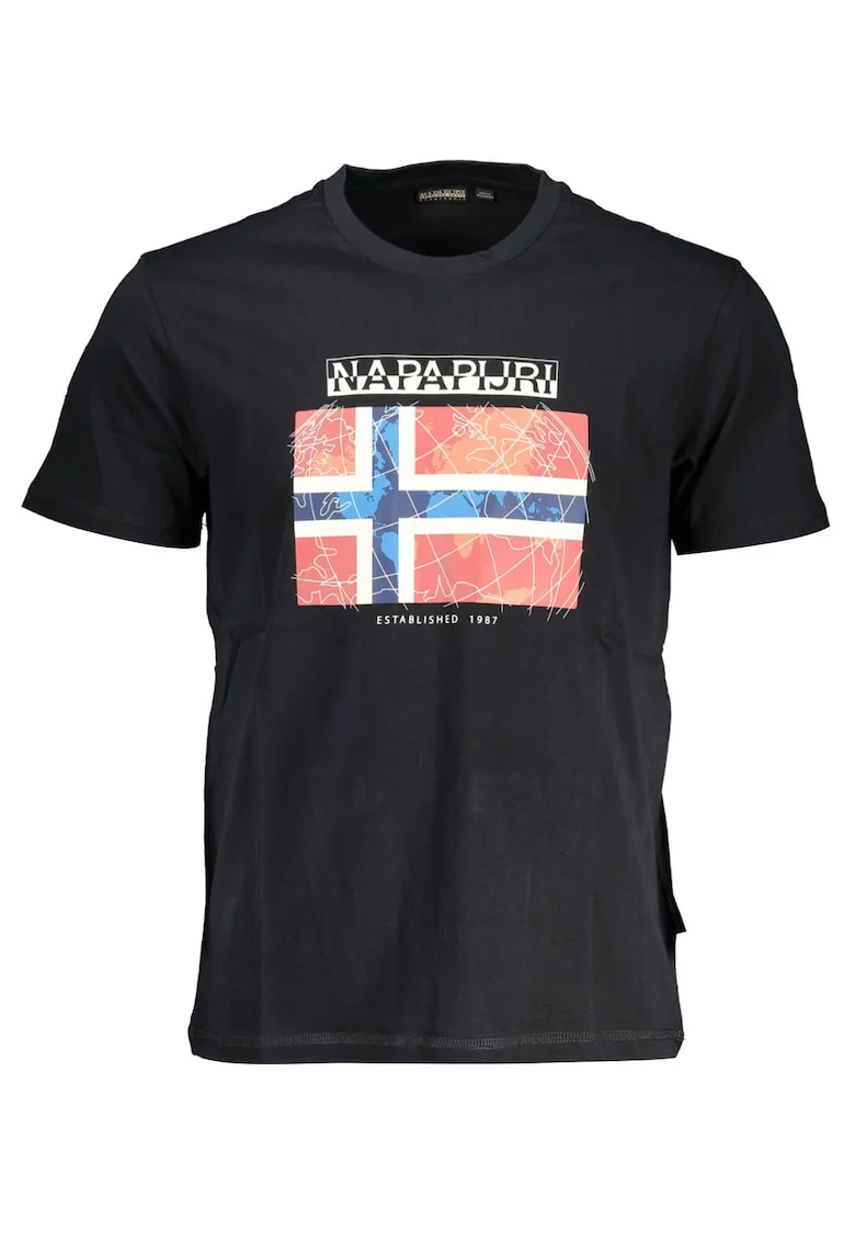Tricou barbati,  100% Bumbac, Negru, XL INTL, NP0A4H22S-GUIRO