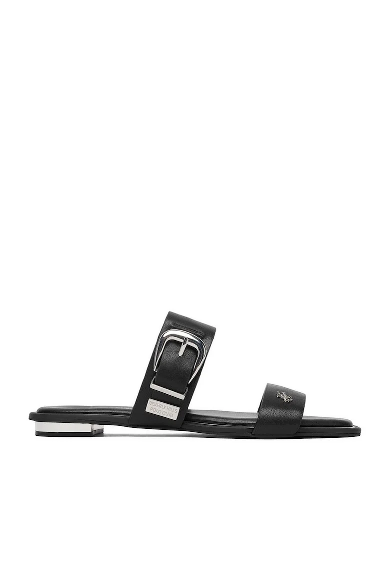 Papuci dama  piele naturala, elegant, negru
