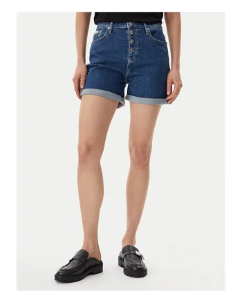 Pantaloni scurti din denim,  bleumarin, bumbac/bumbac reciclat,
