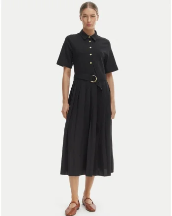 Rochie de bumbac organic cu o curea