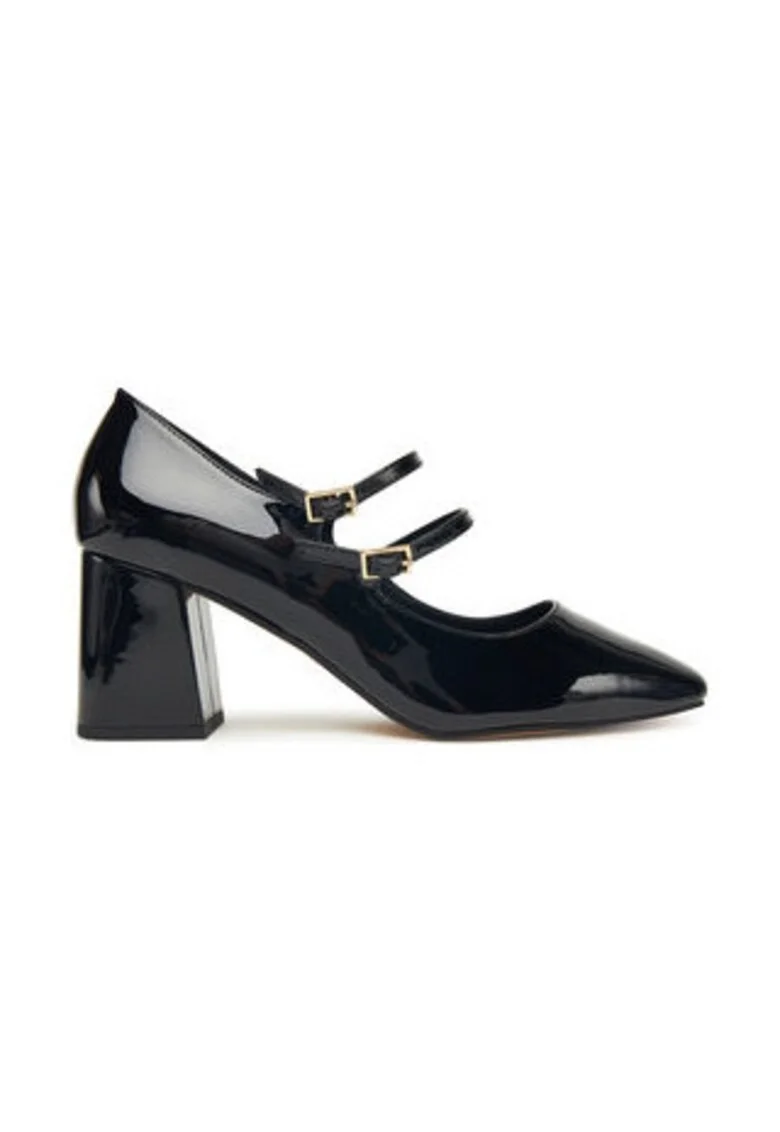 Pantofi dama,  negri, piele ecologica, Negru