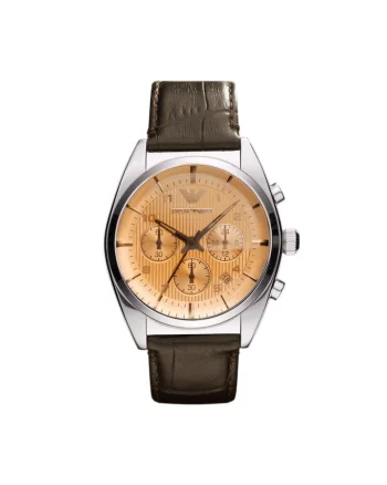 Ceas pentru bărbați,  Franco AR0395, inox, curea piele naturală, 43mm