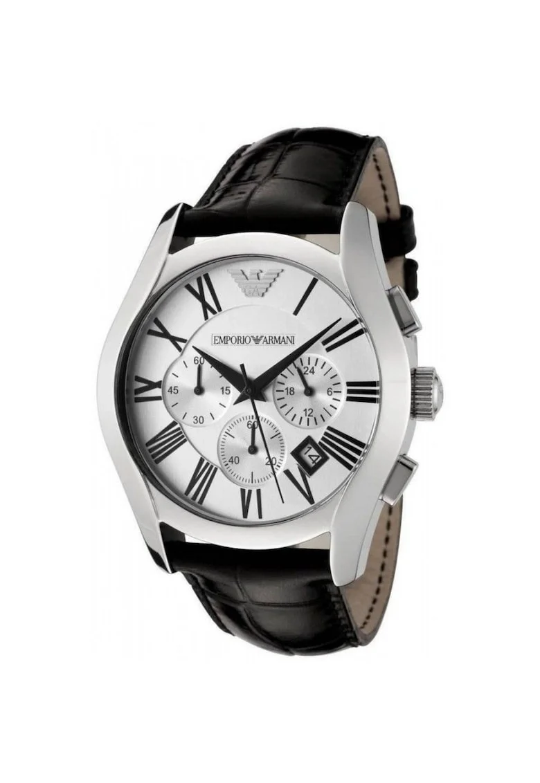 Ceas Barbati,  42mm, inox, piele naturala