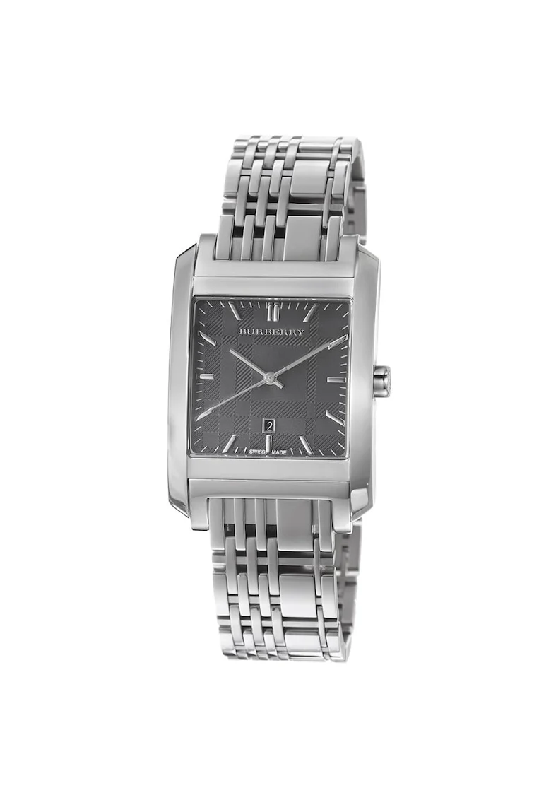 Ceas Barbati,  Square Heritage BU1568, inox, 33mm