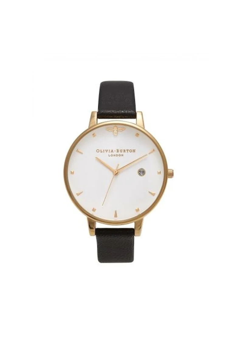Ceas dama,  Queen Bee, inox, 38mm, piele naturala