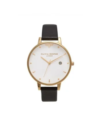 Ceas dama,  Queen Bee, inox, 38mm, piele naturala