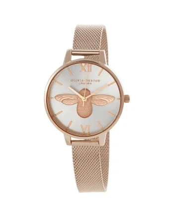 Ceas Dama,  Queen Bee, inox, 34mm