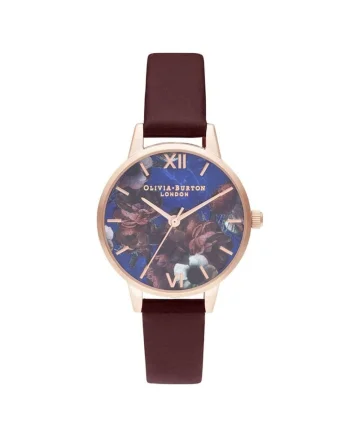 Ceas Dama,  Midi Lapis, inox, piele naturala, 38mm