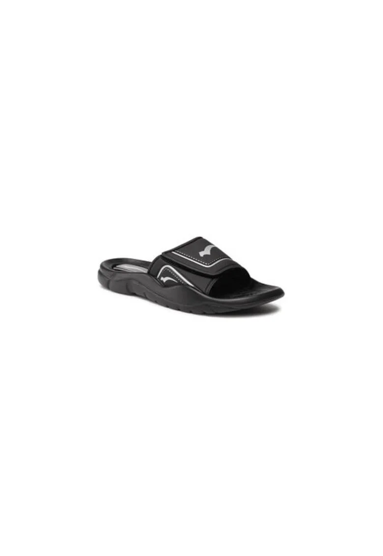 Papuci barbati  208533201, Sintetic, Negru, Negru