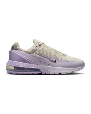 Pantofi sport low-cut cu segmente de plasa Air Max Pulse, Alb fildes/Lila