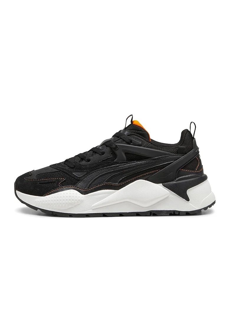 Pantofi sport unisex cu perforatii RS-X Efekt, Negru/Portocaliu