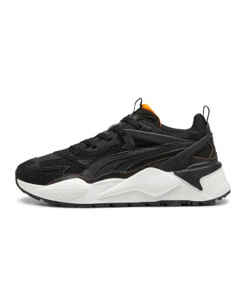 Pantofi sport unisex cu perforatii RS-X Efekt, Negru/Portocaliu