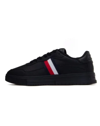 Pantofi sport,  Piele naturala, Negru, Negru