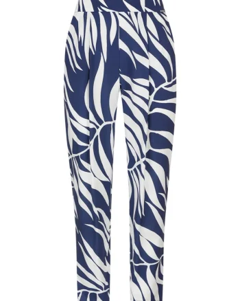 Pantaloni de vara cu imprimeu floral