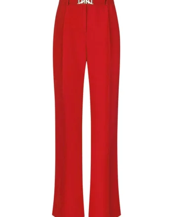 Pantaloni drepti cu pliuri