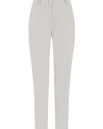 Pantaloni din bumbac cu croiala conica