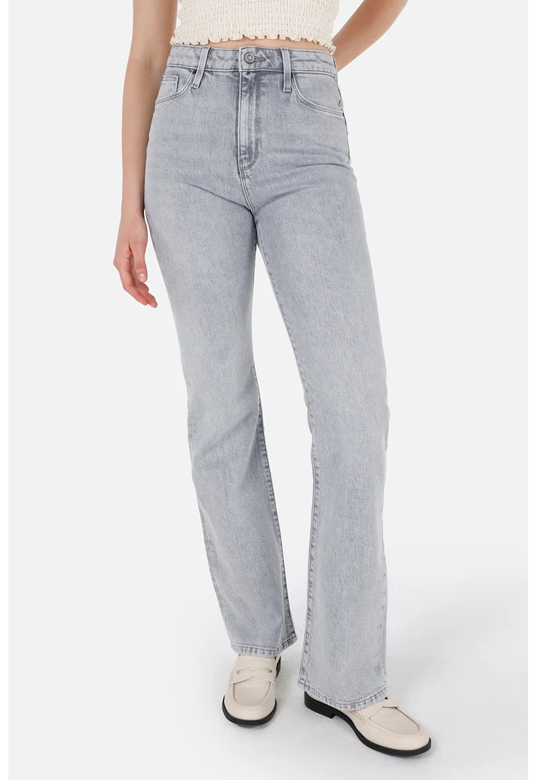Blugi regular fit cu model cu 5 buzunare Monica, Gri deschis