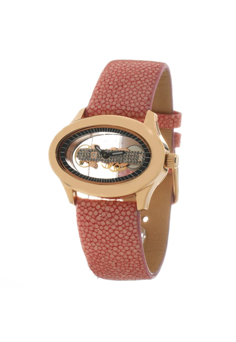 Ceas Dama,  quartz, inox, piele naturala, 40mm