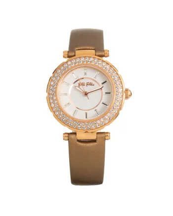 Ceas dama  quartz, inox, piele naturala, 35mm