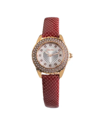 Ceas de damă  quartz, inox, piele, 33mm