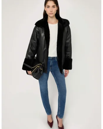 Blugi slim fit cu model uni, Albastru inchis