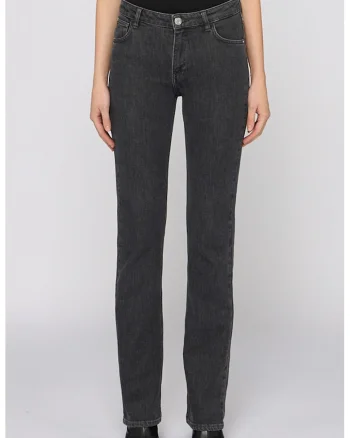 Blugi slim fit cu buzunare, Negru stins
