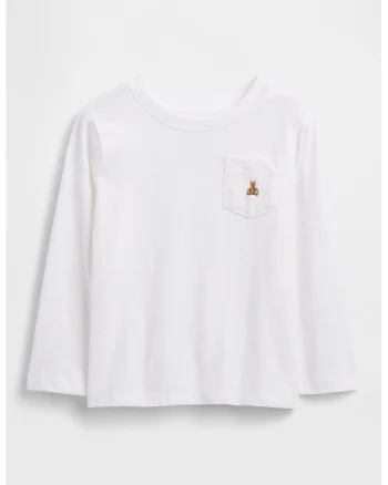 Bluza de bumbac organic, Alb optic
