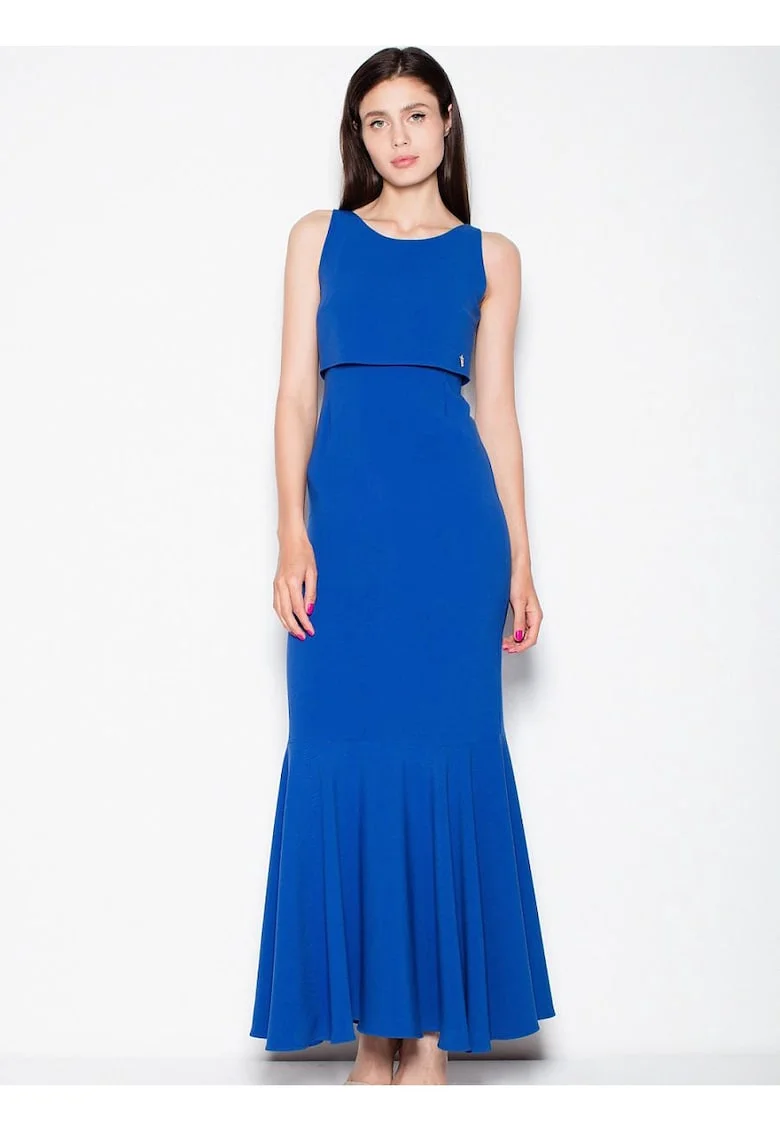 Rochie lunga,, Albastru